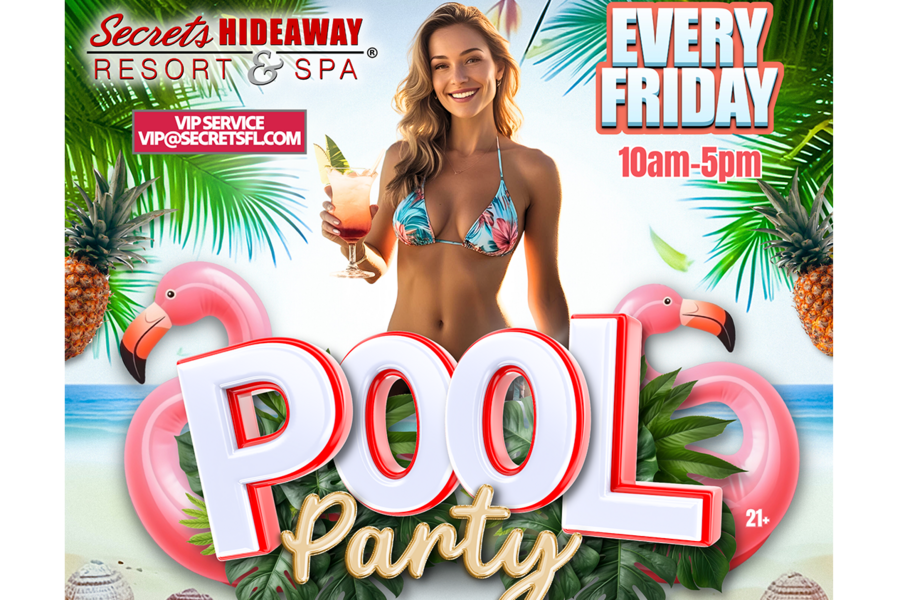 Friday Pool Party 10am-5pm