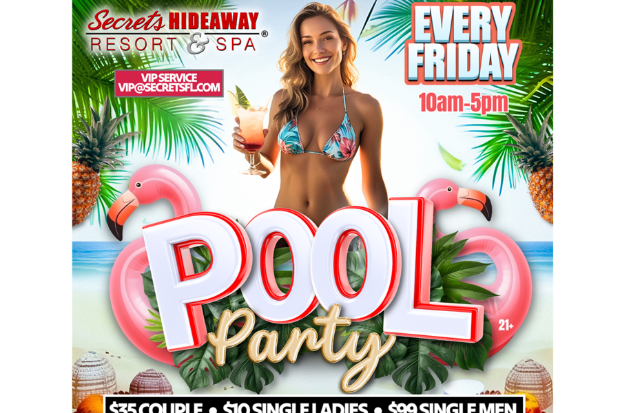 Friday Pool Party - i.Candy parties Holiday Bash Takeover