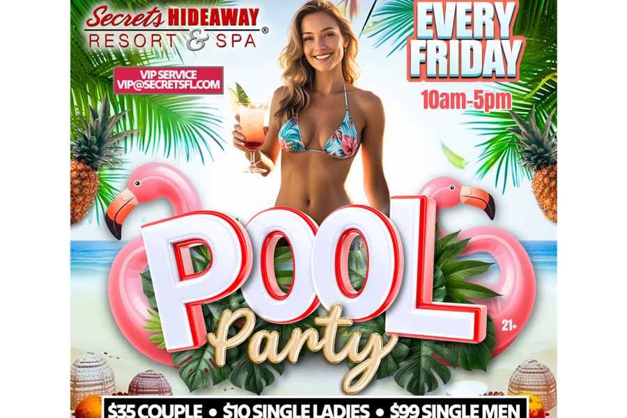 Friday Pool Party 10am-5pm