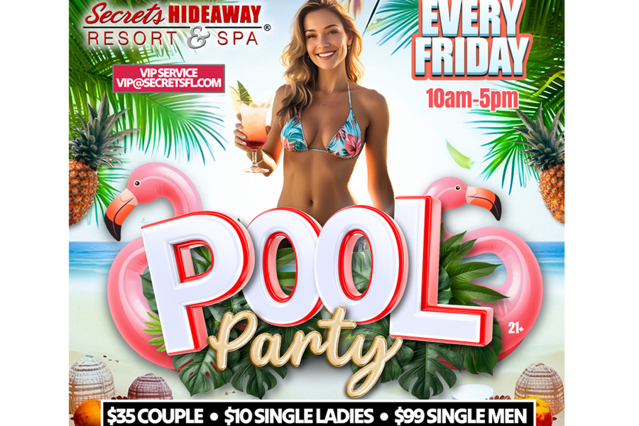 Friday Pool Party 10am-5pm