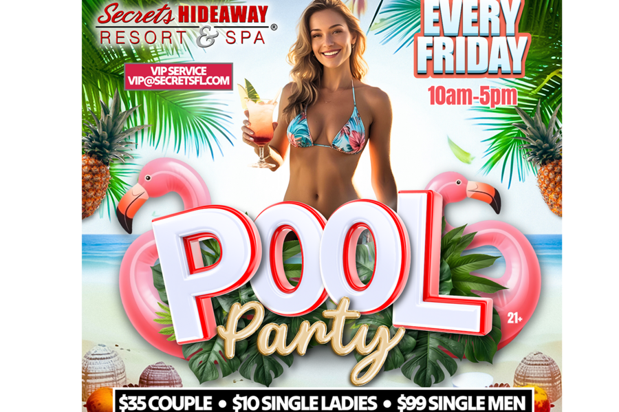 Friday Pool Party 10am-5pm