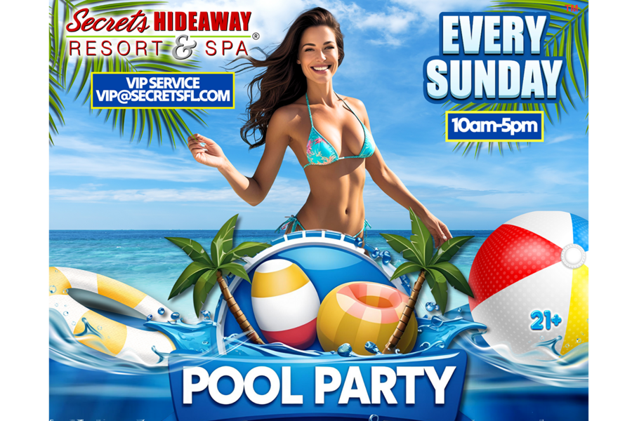 Sunday Pool Party 10am-5pm