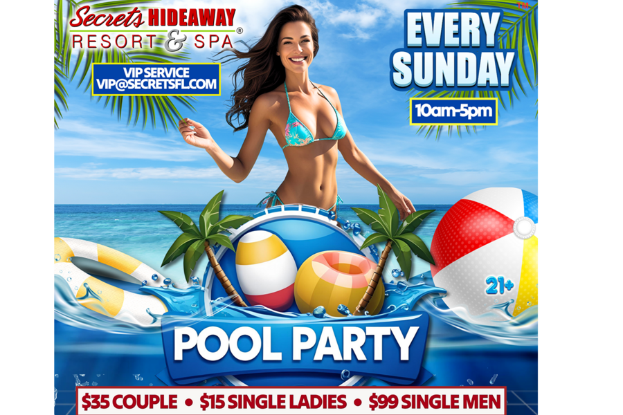 Sunday Pool Party 10am-5pm