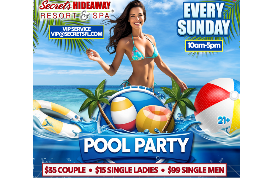Sunday Pool Party 10am-5pm