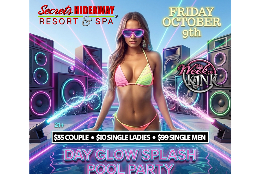 Day Glow Splash Pool Party - Week of Kink® Takeover