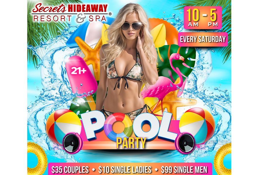 Pool Party 10am - 5pm - New Years Celebration