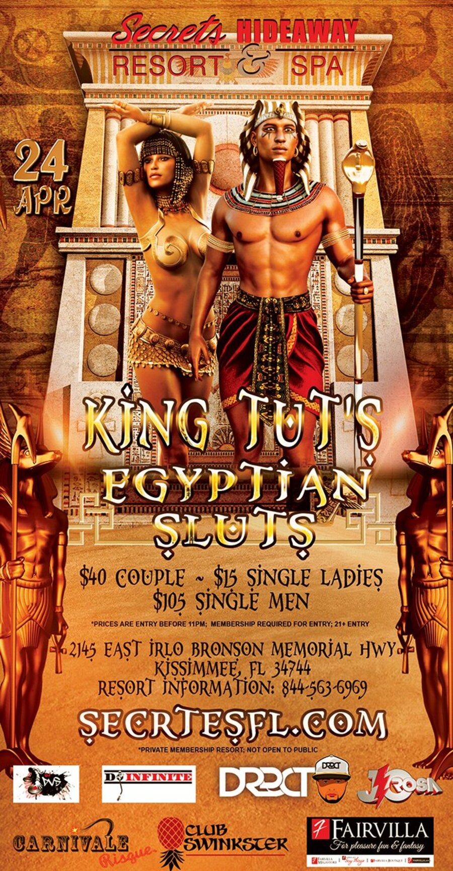 King Tut & Egyptian Sluts