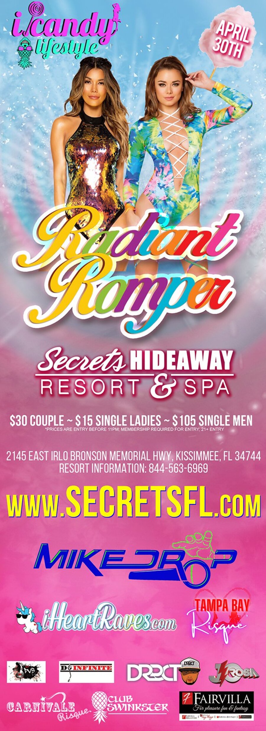 Radiant Rompers - I.candy Parties