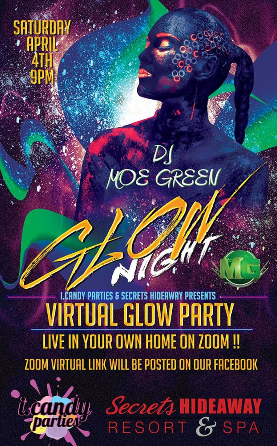 Saturday Night - Virtual Party on ZOOM
