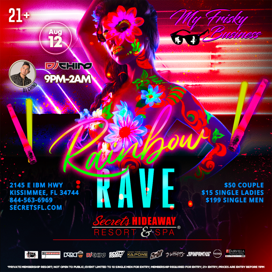 Rainbow Rave - My Frisky Business takeover