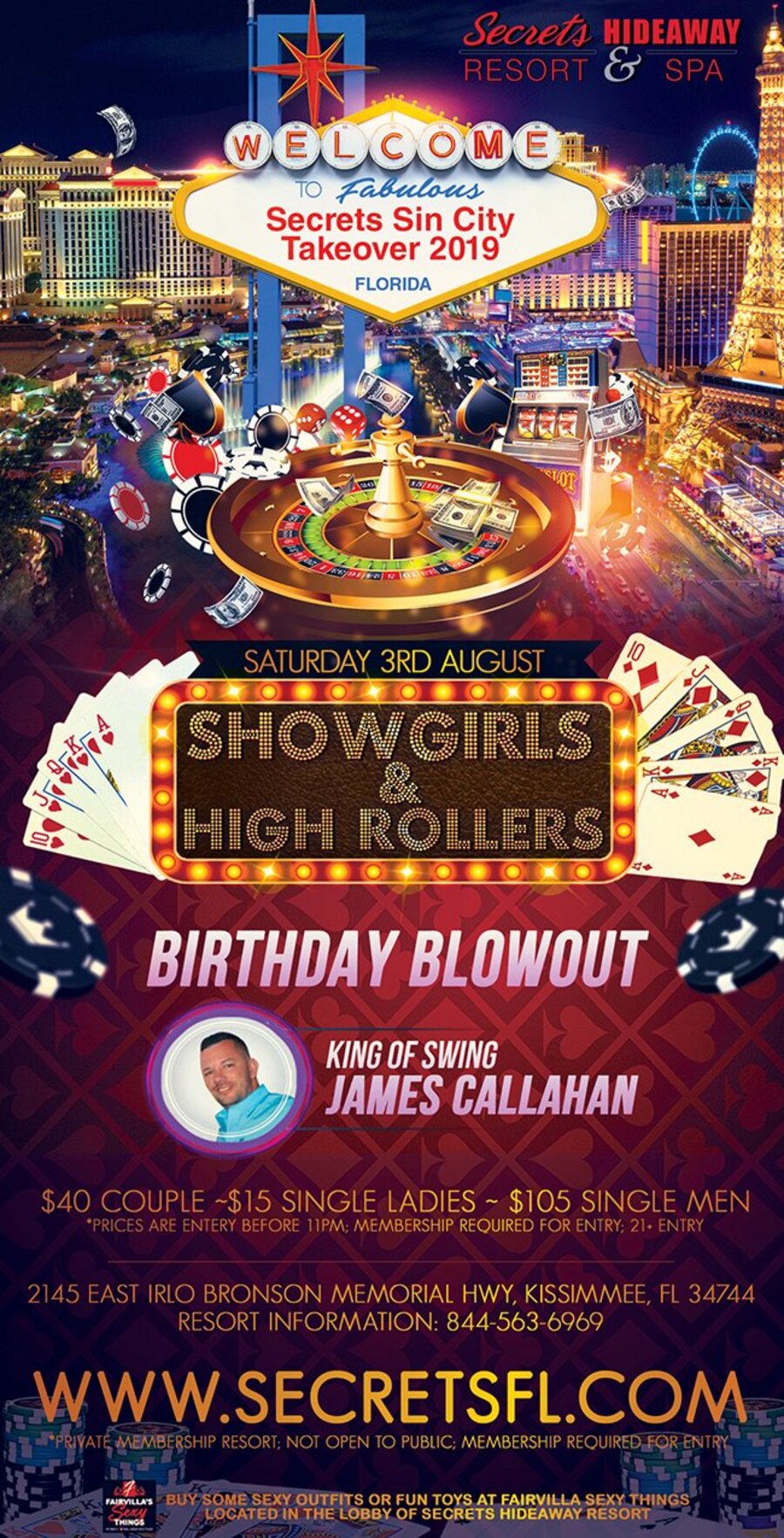 James Birthday Weekend - Sin City Takeover