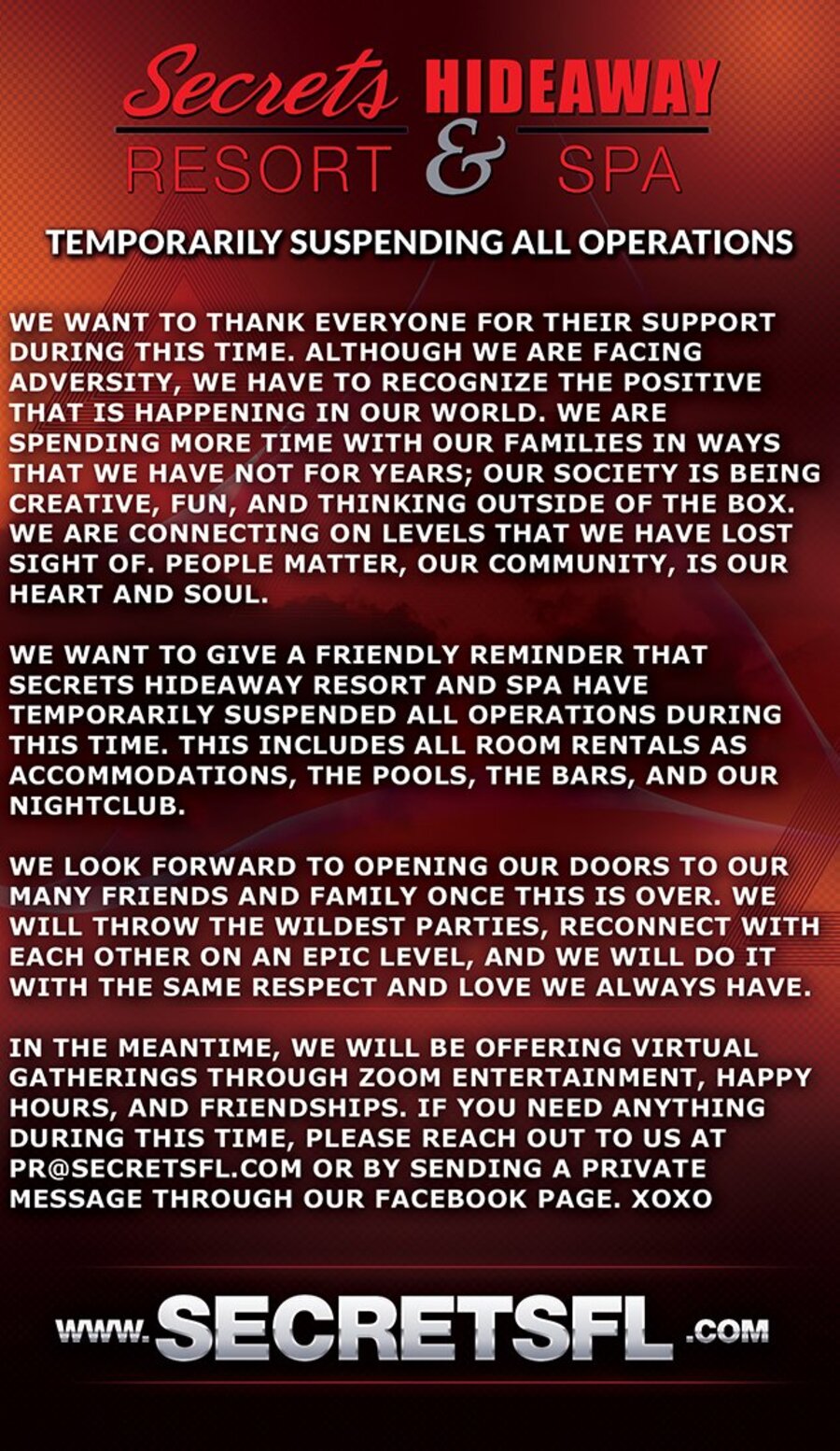 Resort Update - click here