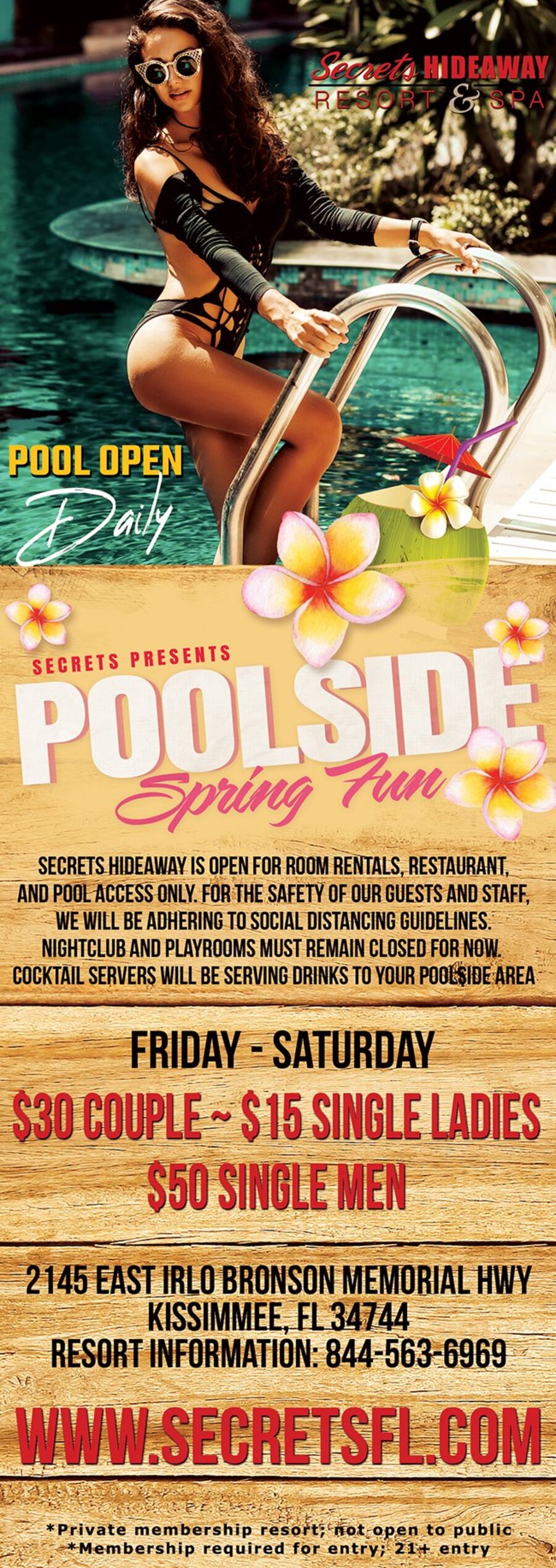 Friday Poolside Spring Fun