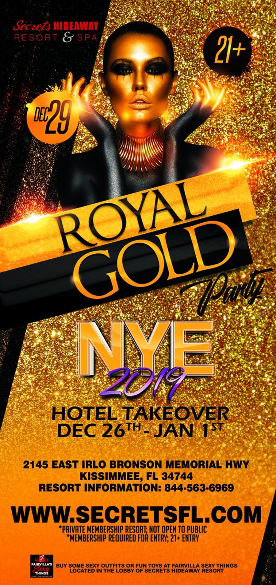 Royal Gold - NYE Hotel Takeover
