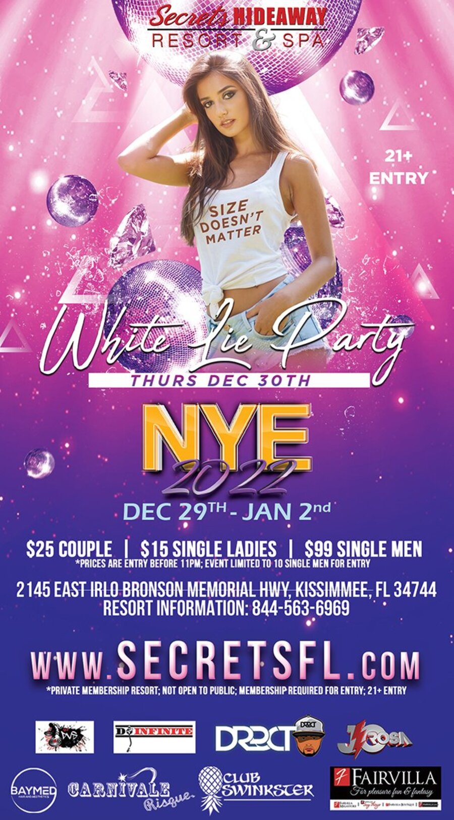 White Lie Party - NYE Takeover