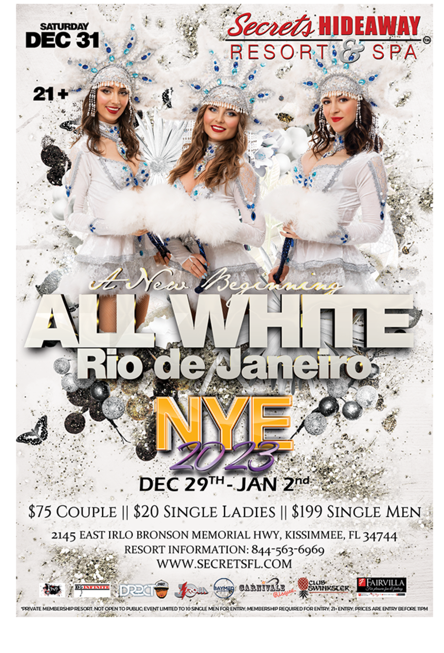 All White Rio de Janeiro  - NYE Takeover
