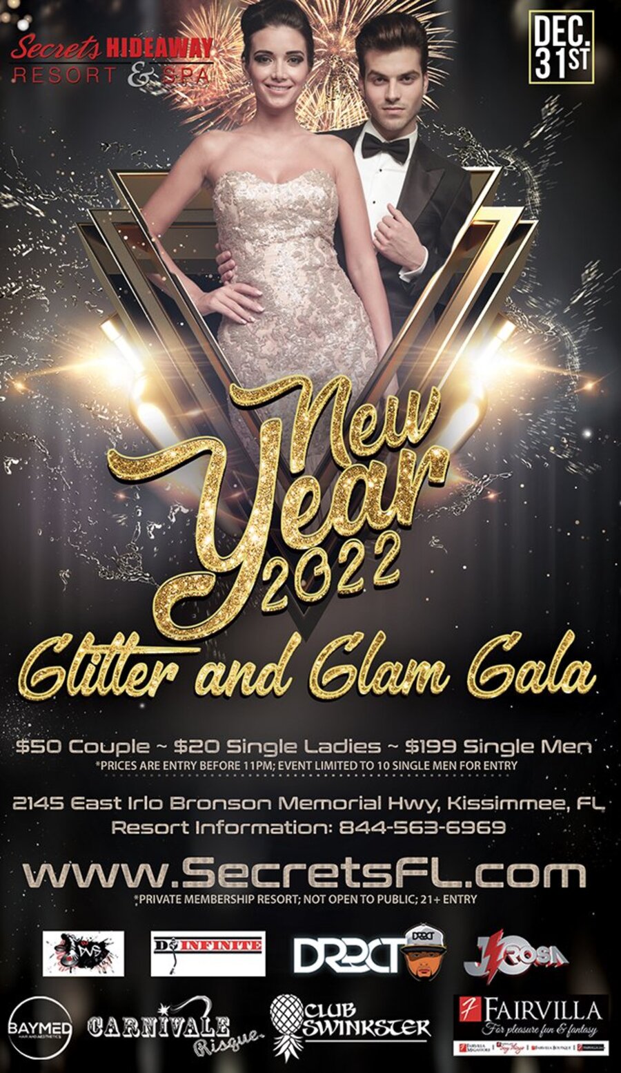 Glitter & Glam Gala - New Years Eve