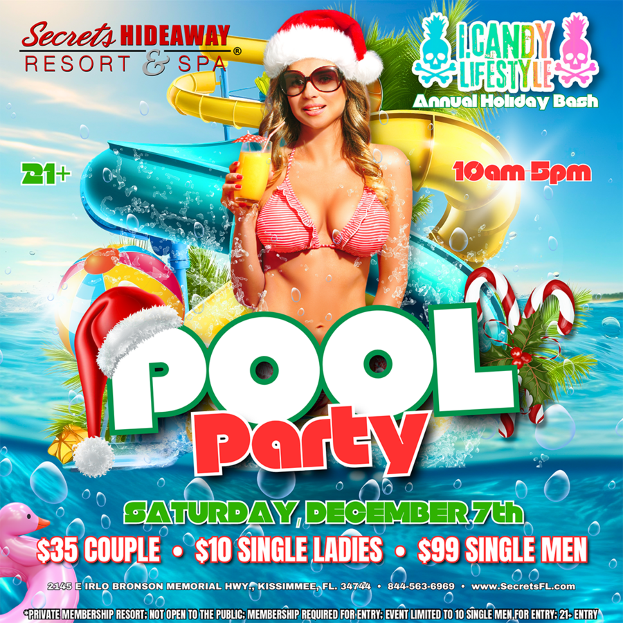 Pool Party 10am-5pm - i.Candy Lifestyle®