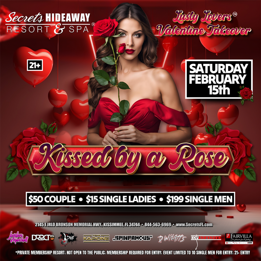 Kissed by a Rose - Lusty Lovers™ Valentine