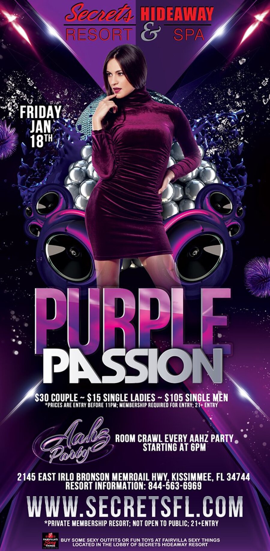 Purple Passion - Aahz Party Weekend Bash