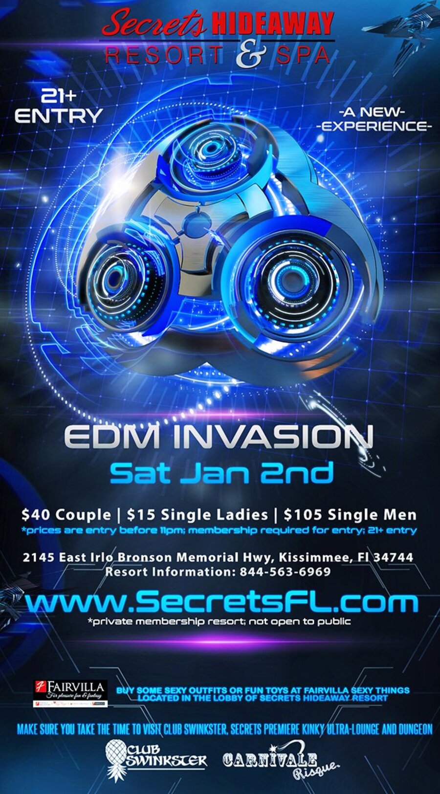 EDM Invasion - NYE Takeover