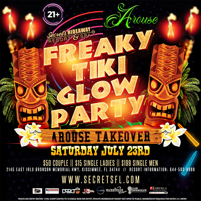 Freaky Tiki Glow Party - Arouse Weekend
