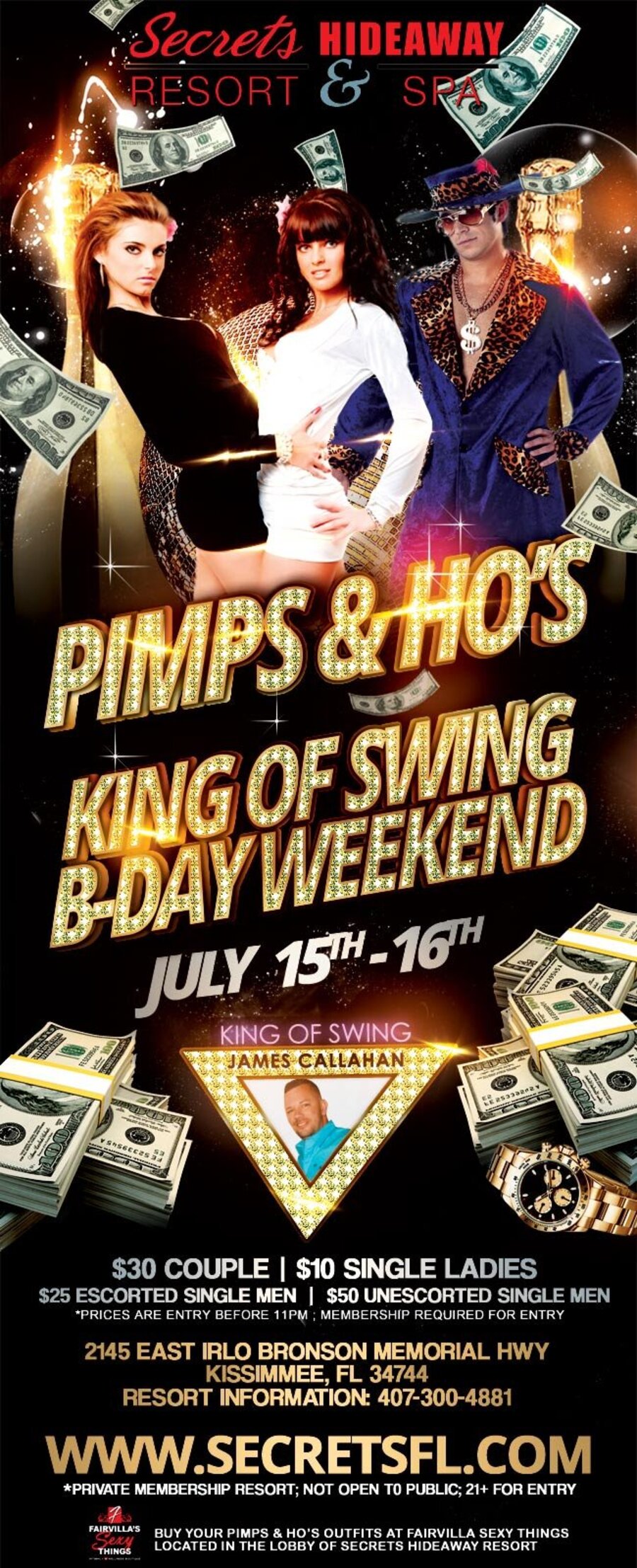 Pimps & Ho's - James Bday Bash