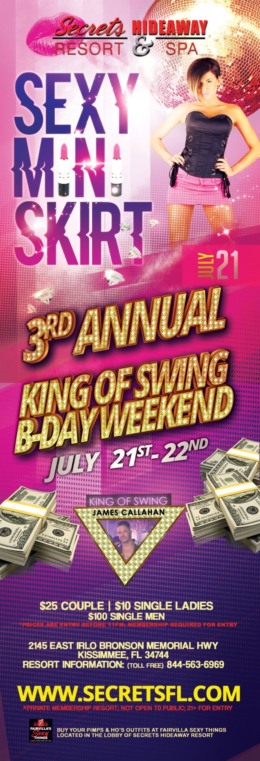 Mini Skirt - King of Swing B-day Weekend