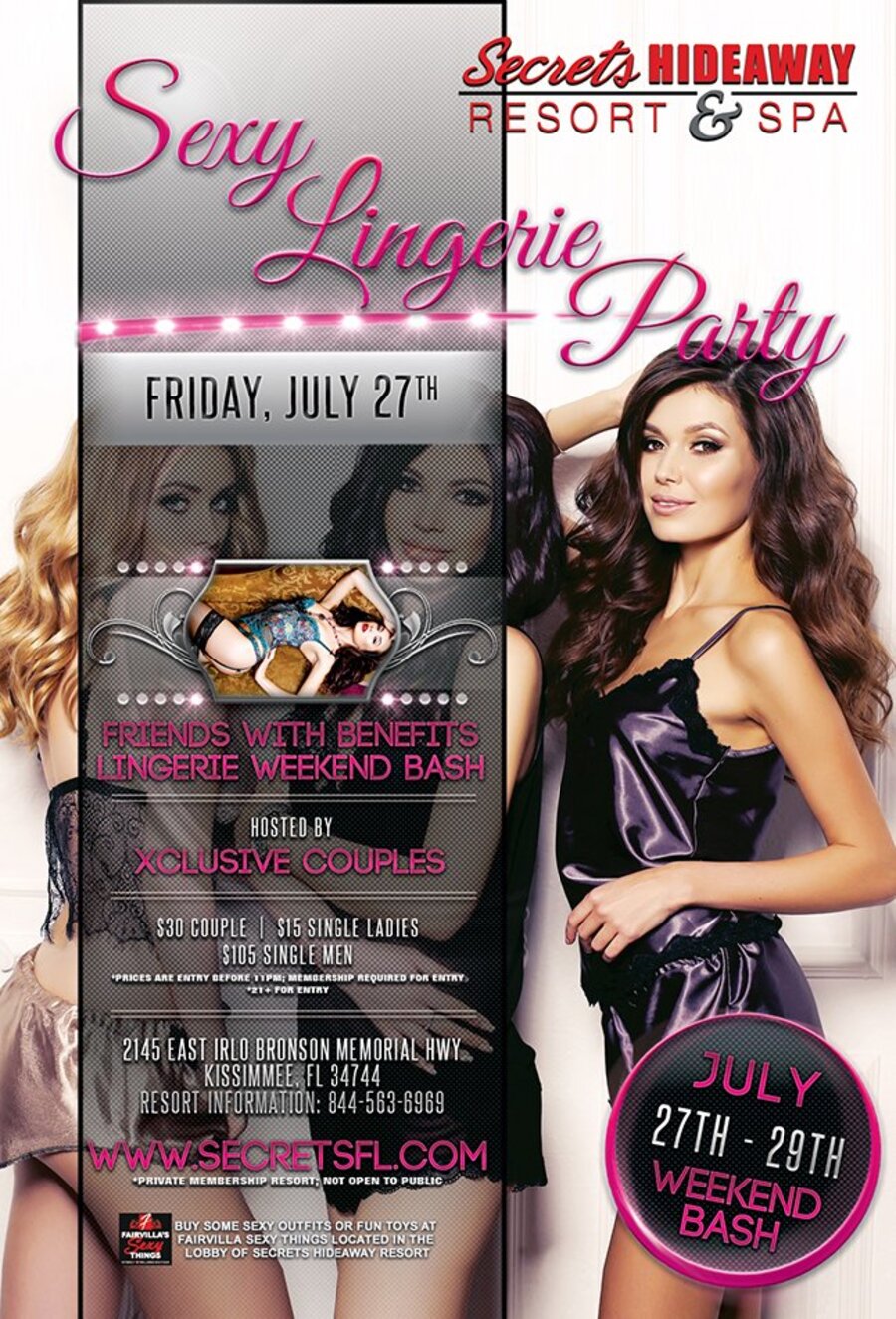 Sexy Lingerie Party - Friends with Benefits Weekend