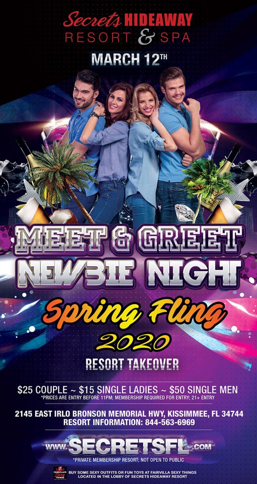 Meet & Greet Newbie Night - Spring Fling Takeover