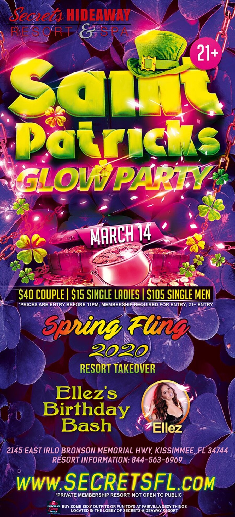 St Patrick's Glow Party - Spring Fling Takeover