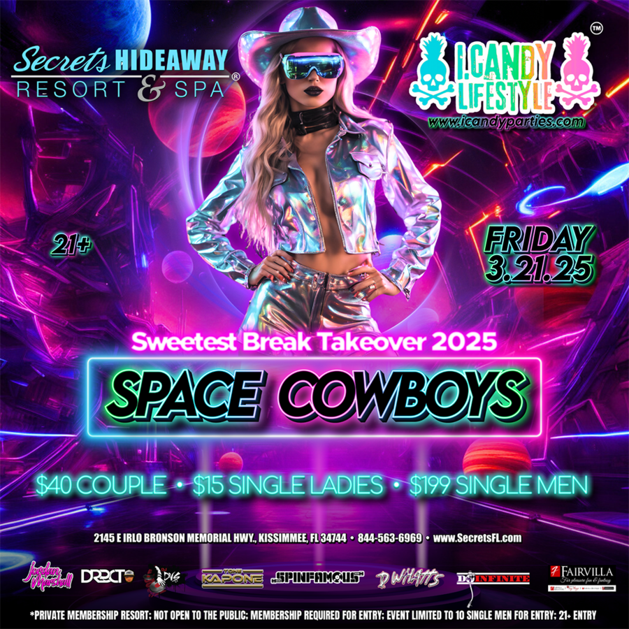 Space Cowboy - i.Candy Lifestyle™ Sweetest Break Takeover 2025
