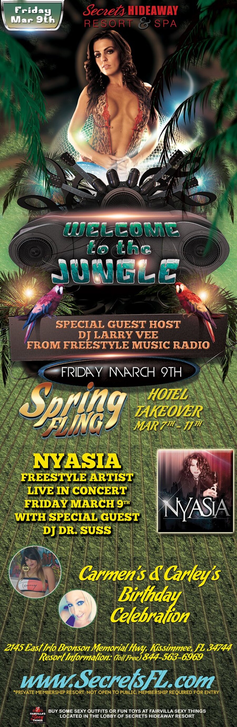 Welcome to the Jungle - Spring Fling Hotel Takeover  