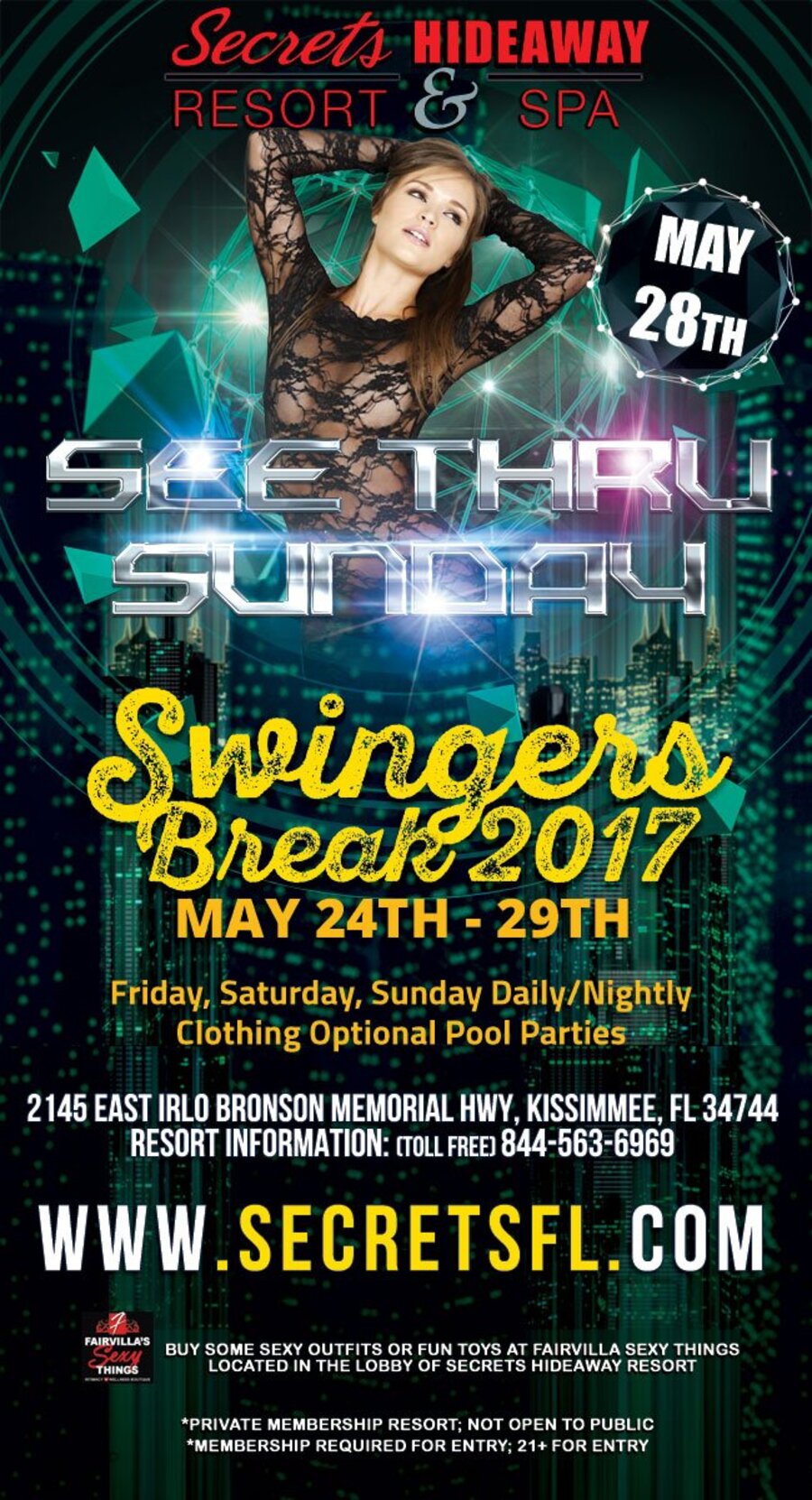 See Thru Sunday - Swingers Break 2017