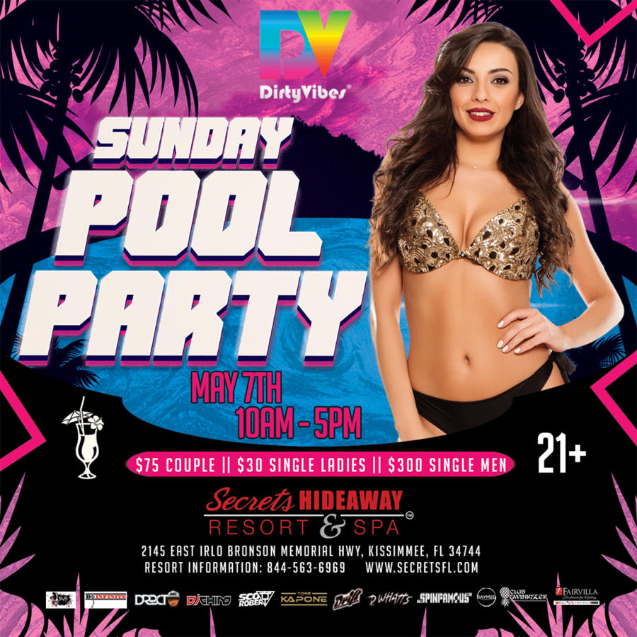 Pool Party 10am-5pm - Dirty Vibes