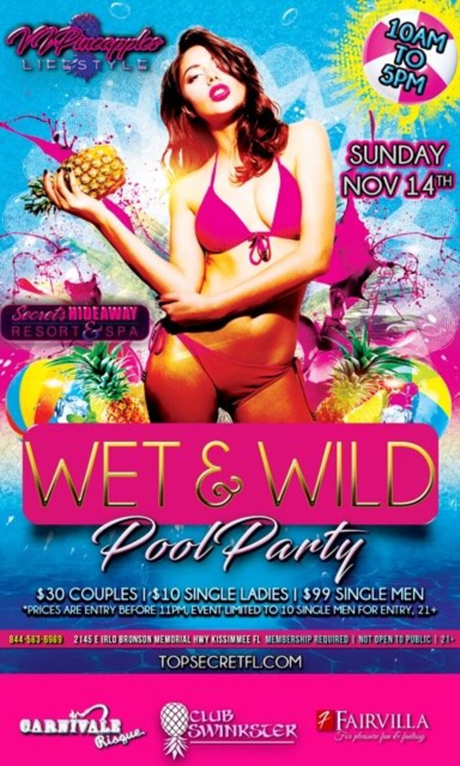 Wet & Wild Pool Party - VIPineapple Lifestyle