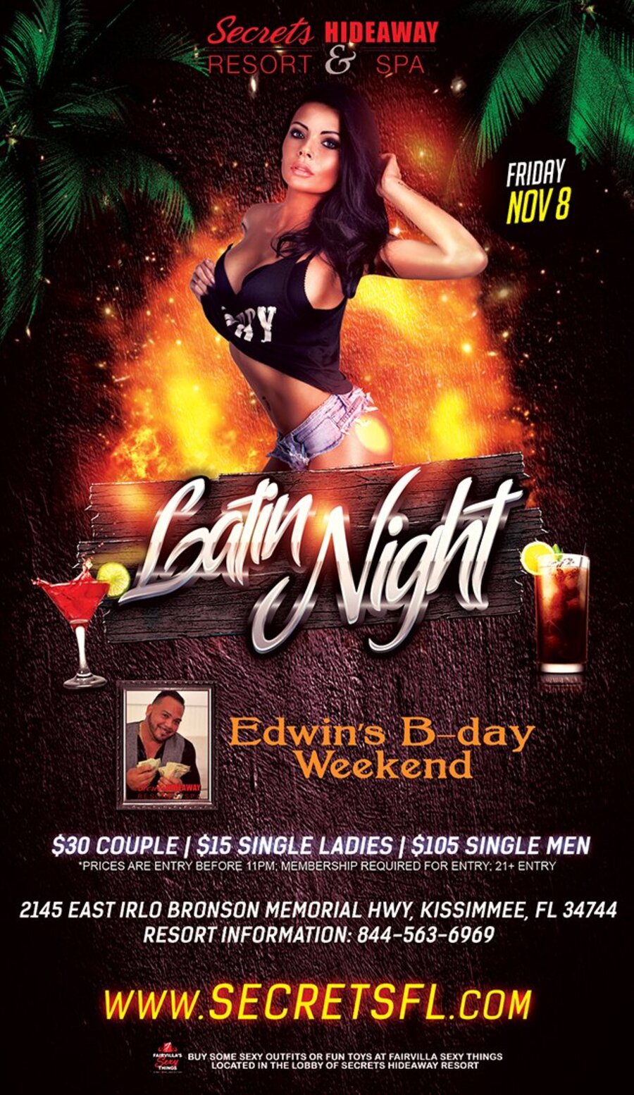 Latin Night - Edwin's B-day Weekend