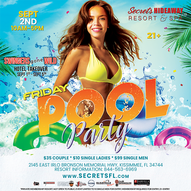 Friday Pool Party 10am-5pm
