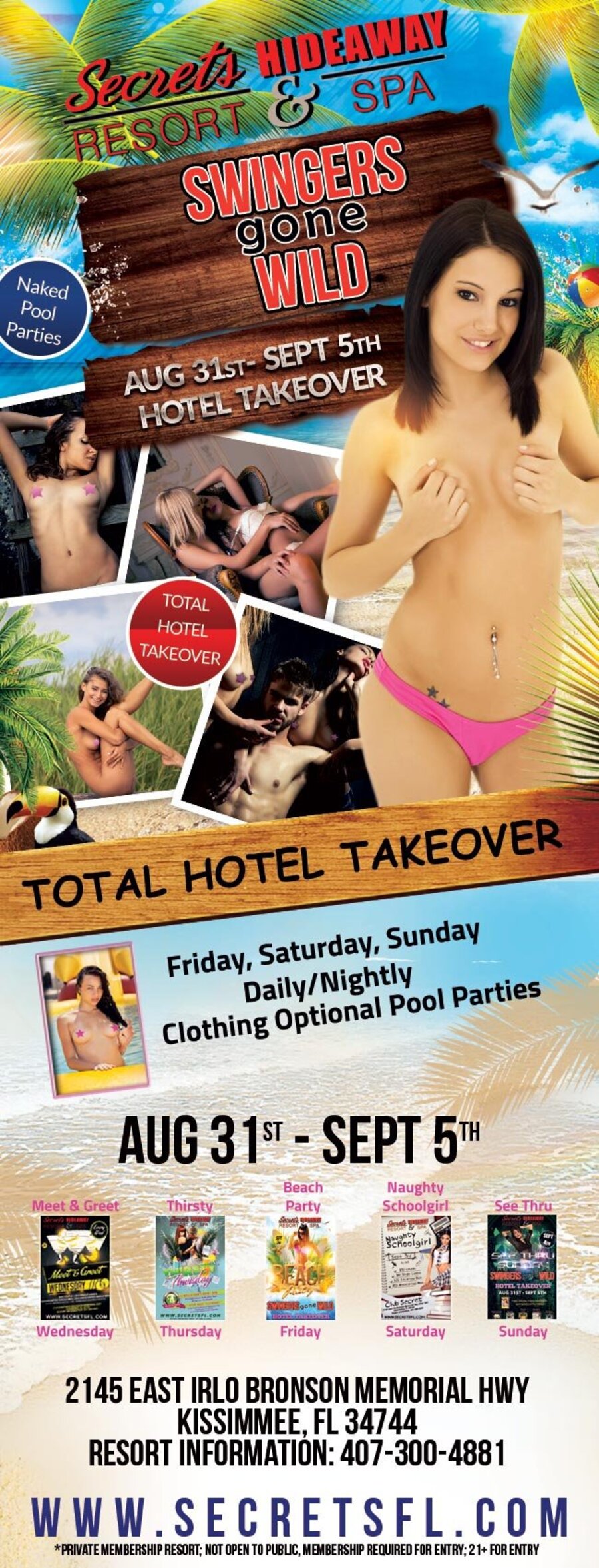 Naughty Schoolgirl - Swingers Gone Wild 2016