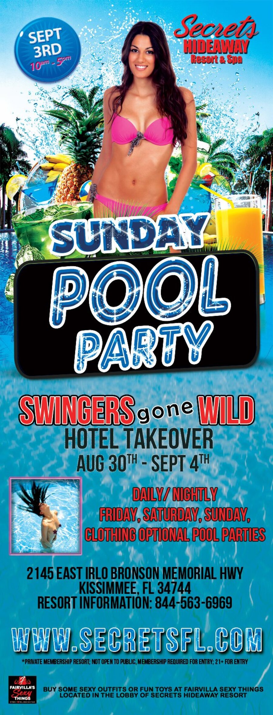Sunday Pool Party - Swingers Gone Wild