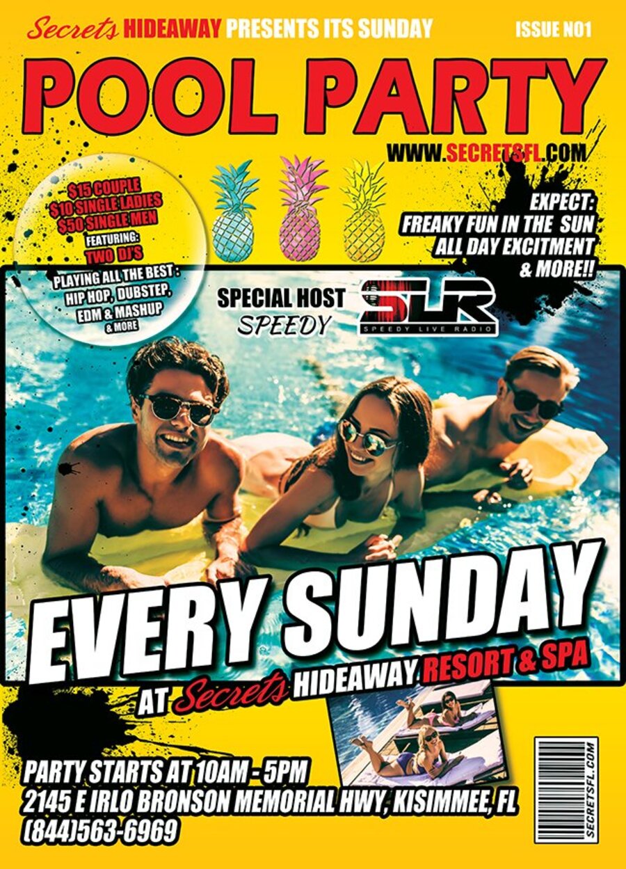Sunday Pool Party 10am-5pm
