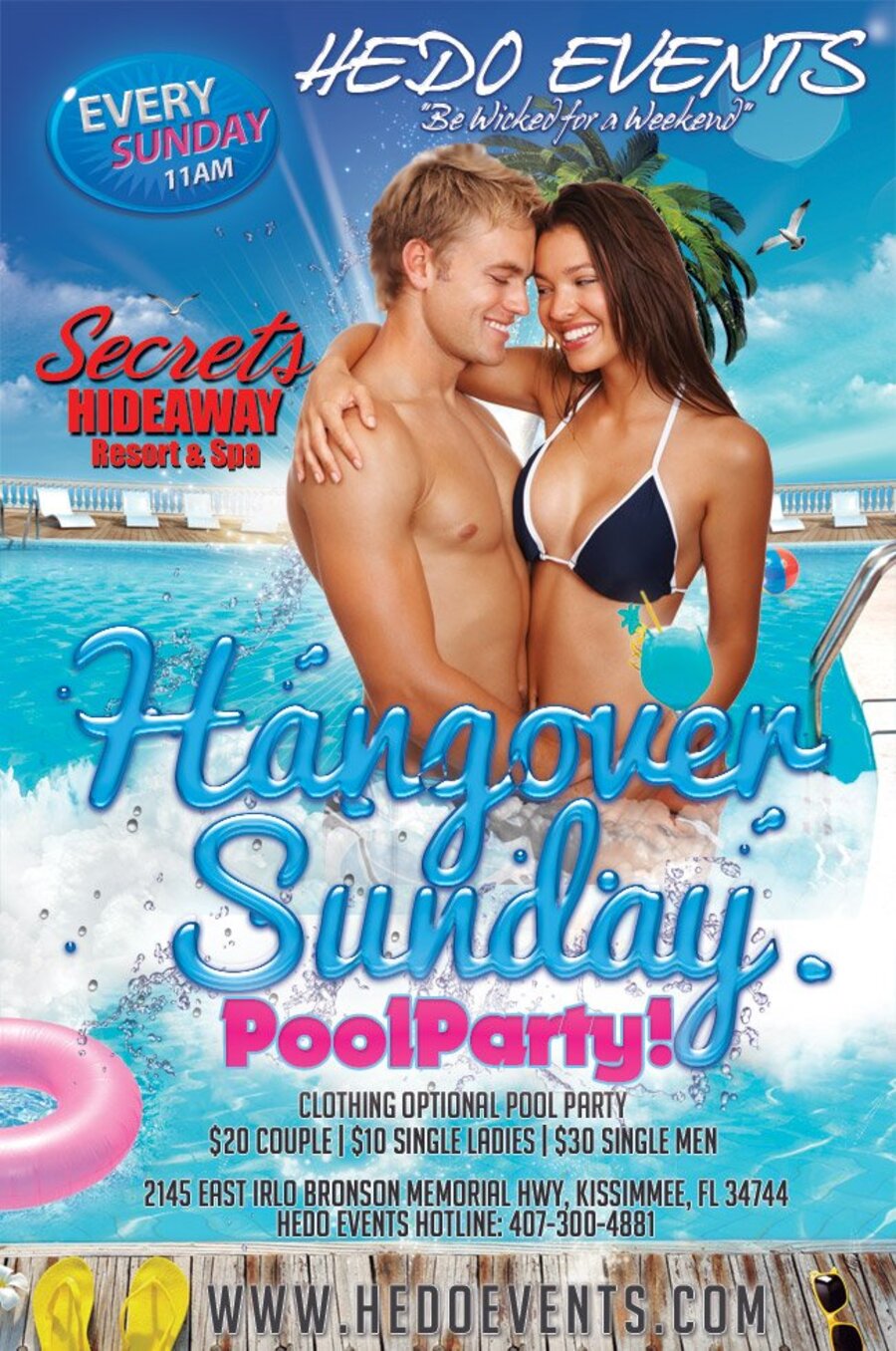 Hangover Sunday Pool Party