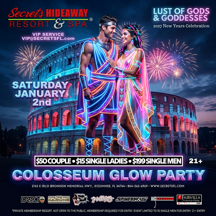 Colosseum Glow Party - Toga Glow
