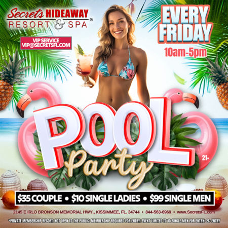 Pool Party 10am-5pm - i.Candy Lifestyle® takeover