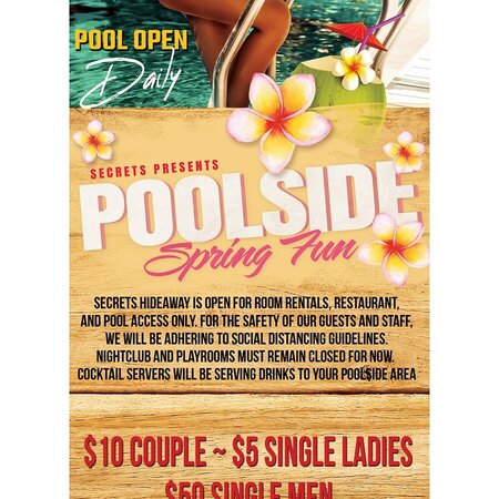 Wednesday Poolside Spring Fun