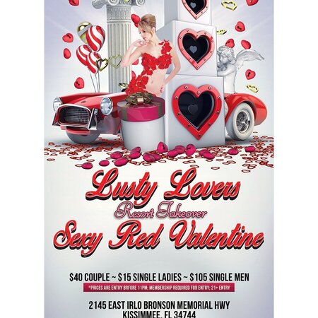 Sexy Red Valentine - Lusty Lovers Takeover
