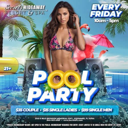 Pool Party 10am-5pm - PodBash Takeover