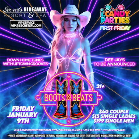 Boots & Beats - i.Candy and Friends Friday