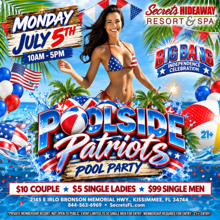 Poolside Patriots - Big Bang Independence Celebration