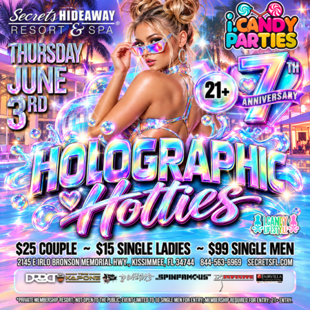 Holographic Hotties - i.Candy Parties 7th Anniversary Takeover